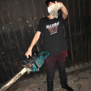 Yung Sherman Instagram - In Hollywood with my chainsaw