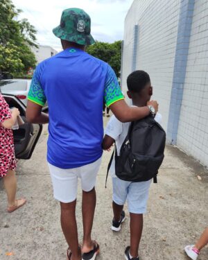 Yuri Marçal Instagram - Aniversário do homem da minha vida! O cara que já tá quase do meu tamanho e me deu o título de PAI. Eu te amo, amo ser seu pai e amo sua companhia, meu filho! Feliz aniversário, Ícaro 🫶🏿