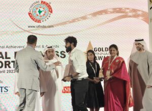 Yuva Rajkumar Instagram - Thank you India Achiever’s Forum for recognising Dr. Rajkumar Academy. This award belongs to the entire team, students and everyone who believe and motivate us to do better!