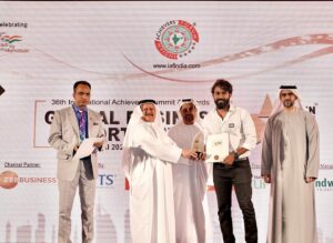 Yuva Rajkumar Instagram - Thank you India Achiever’s Forum for recognising Dr. Rajkumar Academy. This award belongs to the entire team, students and everyone who believe and motivate us to do better!