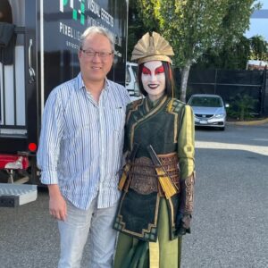 Yvonne Chapman Instagram - #avatarthelastairbender BTS
Congrats to the team on its huge opening this week!🫰🏻 @avatarnetflix @netflix #kyoshiwarriors #kyoshi