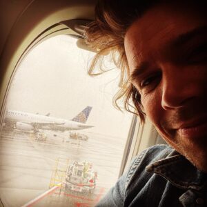 Zac Hanson Instagram - Just boarded our flight to Kansas City. What a crazy sleepless night we had last night after our bus was hit by a simi-truck. You know what they say #theshowmustgoon