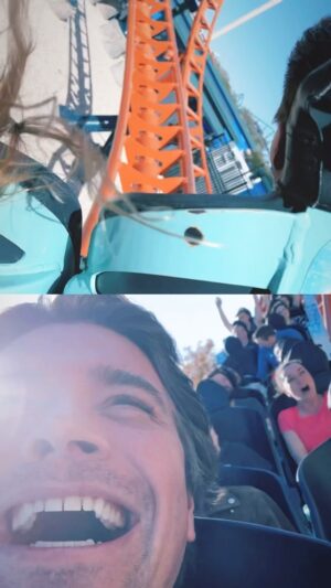 Zac Hanson Instagram - Enjoying ourselves at @seaworldorlando today, good thing I took Dramamine before we started doing rides!