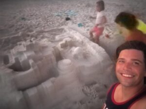 Zac Hanson Instagram - Sometimes it is worth while to throw yourself into something that will only last for a day or an hour, like cooking a delicious meal, or building a #sandcastle Here’s hoping it is still there tomorrow, so we can continue what we started.