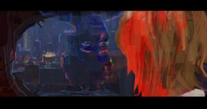 Zac Retz Instagram - Color keys #acrossthespiderverse #spiderverse (invisible Miles)
