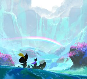 Zac Retz Instagram - Magic water, but water in animation is expensive… #pussinbootsthelastwish #pussinboots