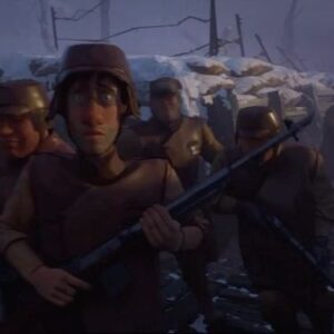Zac Retz Instagram - Trailer for our short is out, War Is Over! @electroleague.ig @impetus_animation #wētāfx Watch the trailer at electroleague.com