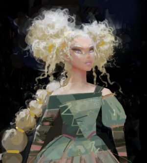 Zac Retz Instagram - Goldilocks designs. She came from the black forest, effected by the stars magic. A rebellious teenager living with the bears. #PussInBootsTheLastWish #pussinboots