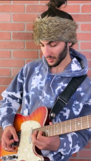 Zach Page Instagram - had to dip my fingers in a cold glass of ice water after this 1🧊

#shredding for my life 

🎥 @tenorjoshpage 
#electricguitar #rocknroll