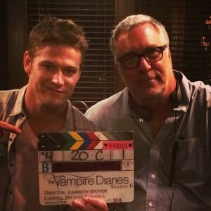 Zach Roerig Instagram - On set filming 606 with our amazing production designer/director @garrethstover