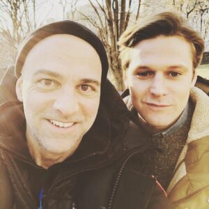 Zach Roerig Instagram - I can’t believe it’s been almost ten years since I first worked with my boy  @msiega on Vampire Diaries. And here we go again. Always a pleasure.  #godfriendedme