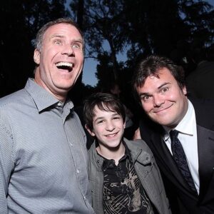 Zachary Gordon Instagram - I went to Will Ferrell’s house for a charity benefit ages ago. Nice guy. I remember getting there pretty early and took some photos on a stage he had set up in his backyard (yes there was a zip line too…#goals) So… Will comes up to me and jokingly asks “are you gonna sing for us?” Little did he know how my life would play out years later and I’d become a full time singer / songwriter… Will - if you’re reading this, let me know what you think of “Time Bomb”. Also why is Jack Black wearing a name tag?