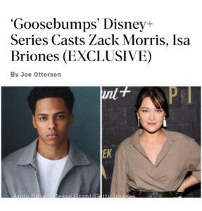 Zack Morris Instagram - THE NEWS IS OUT! For real, this is just a dream come true. I’m going to be playing ‘Isaiah’ in the new ‘Goosebumps’ series for @disneybrandtvpr. I’m super excited for this next chapter and can’t wait to start filming! Stay tuned for more ‘Goosebumps’ news. It’s about to be lit💥