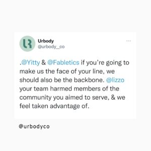 Zackary Drucker Instagram - Announcing a new gender-affirming line for trans folks the day before #TDOV but not mentioning the attack on trans lives? 🤯 According to @bof, “The line is also an opportunity for @Yitty to widen its consumer base, especially as it seeks to grow sales to nearly $100 million this year.”

As a small company with limited reach and resources, and with the awareness that Black and Brown trans women are the most targeted members of our community, we at Urbody were excited by the potential to see our community have a meaningful seat at the table with a brand represented by Lizzo, her platform, and her powerful, vital message of racial and size inclusivity. Instead, we were left disappointed.

@lizzobeeating, we know you’re an advocate for inclusivity and a supporter of the trans community, and we want to bring this matter to your attention. #tdov #translivesmatter #transdayofvisibility #transrights #transrightsarehumanrights