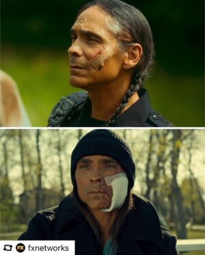 Zahn McClarnon Instagram - Everything’s connected, sh*t… @rezdogsfx and @fargo streaming now @dollydoctor