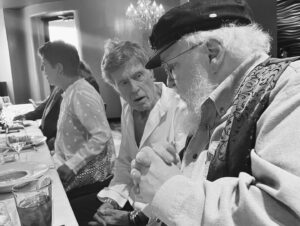 Zahn McClarnon Instagram - Wonderful dinner with #robertredford and #georgerrmartin in Santa Fe #darkwinds #amc