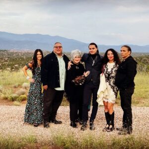 Zahn McClarnon Instagram - “Winter is coming” #ironthrone #santafe #harvestmoon