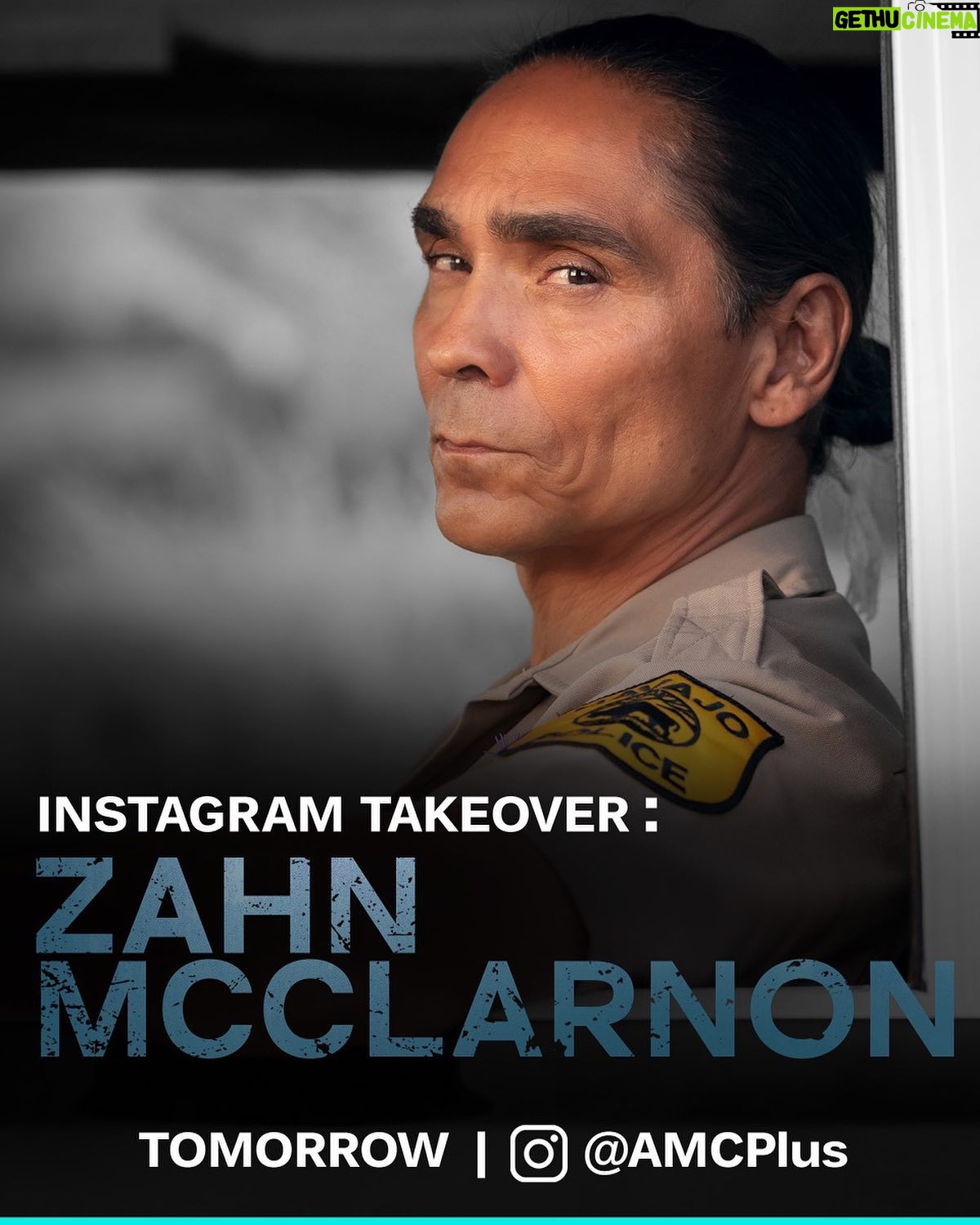 Zahn McClarnon - 7.7K Likes - If you have any questions join us @amcplus Instagram when I take over to talk #darkwinds at 12:00 pm pacific time