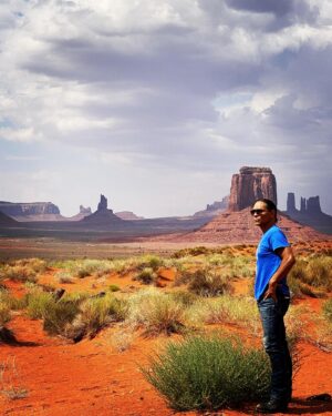 Zahn McClarnon Instagram - The beautiful land of the Dine’