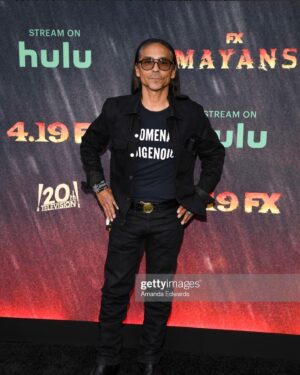 Zahn McClarnon Instagram - Mayans supporter @emiliorivera48 @raoulmaxtrujillo_official @aefhgloria #mayansfx #notonmayans