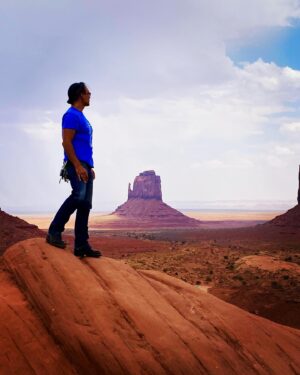 Zahn McClarnon Instagram - The beautiful land of the Dine’