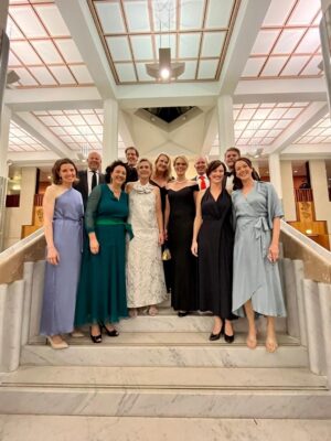 Zali Stegall Instagram - Heading to the #midwinterball2024 ✨
@mon4kooyong @allegra.spender @kyleatink @zoedaniel @katechaneymp @drsophie4mackellar
#auspol