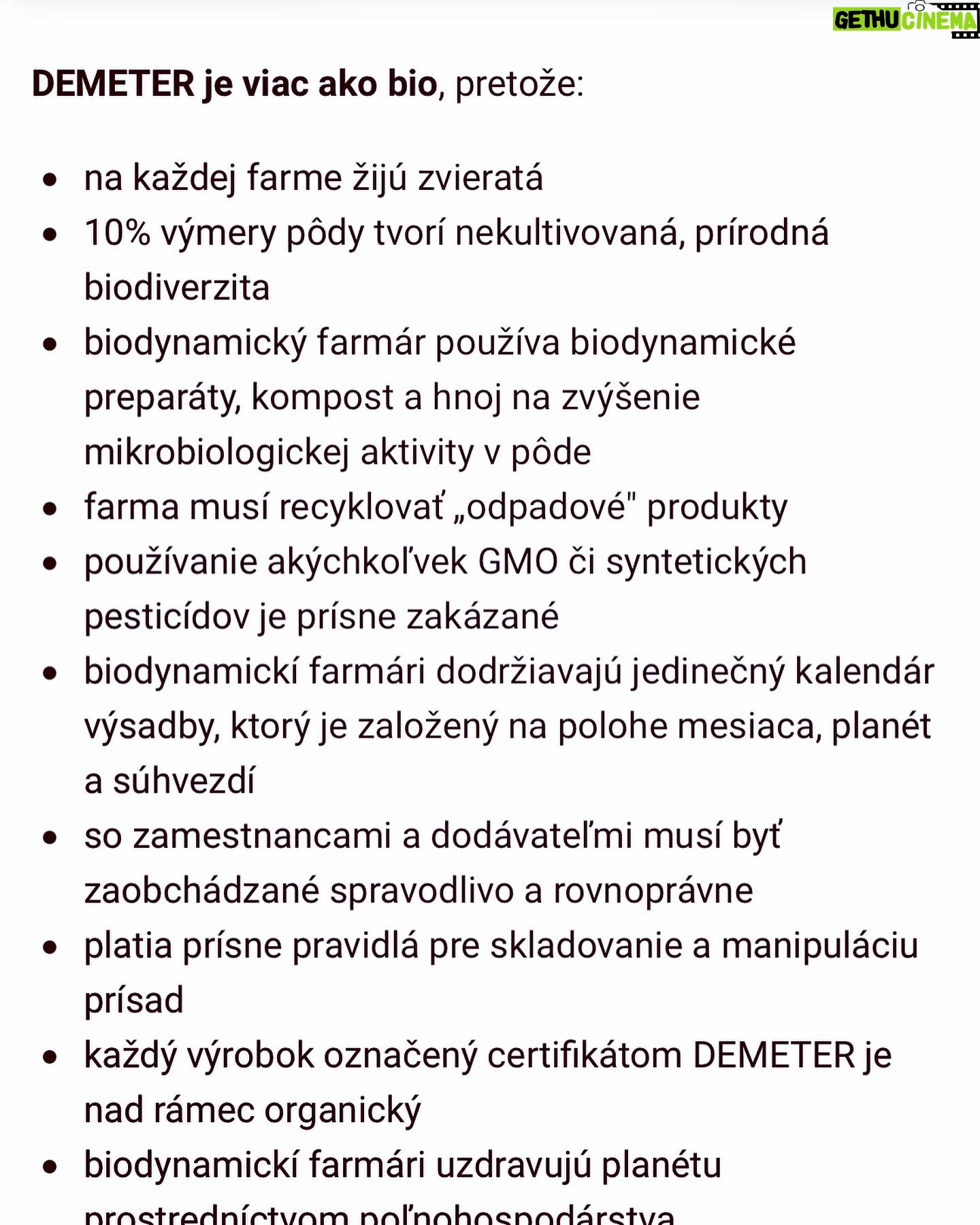 Zdenka Predná - 525 Likes - To je ONA!
Saška z @prirodnyraj 🌱
Žena, ktorá ma inšpirovala, že sa to dá ešte lepšie, ešte udržateľnejšie a ľudskejšie..
Deje sa to!
Proste vliala do mňa nádej, že na svete JE a môže byť ešte krajšie.
Vďaka ľudom, ktorý to robia z presvedčenia a s obrovskou energiou a odhodlaním!🙏🏼🌺
O čo ide?
DEMETER..
Vedela som, že tento farebný obdĺžnik zaručuje kvalitu biodynamických produktov vyššej rady ako Bio.
Ale netušila som, že je to až tak náročné, a zároveň láskavé..
Proste ma to dostalo!
Nevedela som, že
Biodynamické poľnohospodárstvo má navyše od organického poľnoh.
Metafyzické a Duchovné korene
Je oveľa popredu, lebo pracuje so životnou silou matky prírody.
Rastliny sa zbierajú, keď majú najvyššiu možnú účinnosť podľa lunárneho kalendára, položenia hviezd a planét s cielom LIEČIŤ ZEM
a pestovať potraviny bohaté na živiny bez použitia chemikálii.
Je to komplexný holistický prístup, ktorý vytvára spojenie medzi FARMÁROM, PÔDOU, RASTLINAMI, ZVIERATAMI a VESMÍROM 🪐🌸..
No nádhera!!
Čo som tiež nevedela, že Saška má 3 vysoké školy, ona mi to normálne zatajila, skoro som odpadla, keď som zistila, že študovala PRÁVO, POLITOLÓGIU A FYZIOTERAPIU.. Saši!!!🌸
A posledná vec
@prirodnyraj je jediný obchod na SVETE!!! 🌝💥, kde môžete nájsť všetky kozmetické produkty v DEMETER kvalite pokope! Sila čo?
Saška sa so všetkými výrobcami pozná osobne, navštevujú sa a mala možnosť nazrieť im priamo do kuchyne a že to aj urobila o tom nemám pochýb!!!
Tak a pre tých, ktorých to zaujíma a prečítali až do konca, mám špeciálny darček!!
Napíš do komentu,
🌺či si sa už stretla s demeter označením
🌸či si vedela aj predtým čo to znamená
🍀prípadne o aký produkt, potravinu sa jedná a ako si bola spokojná ...
alebo klasicky napíš aspoň 🪐🌸🐋
a približne o mesiac vyberiem možno práve teba a darujem ti moje obľúbené produkty ktoré už mám vyskúšané🌺..
a samozrejme sleduj @prirodnyraj
.. čaute!! 🥰
#holistic #demeter #biodynamicproducts #prirodnyraj