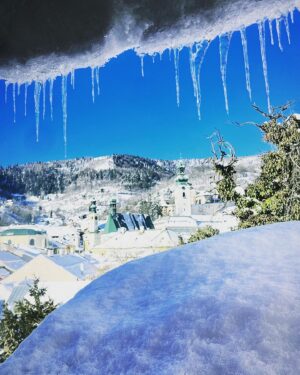 Zdenka Predná Instagram - Zima v Štiavnici 🤍❄️