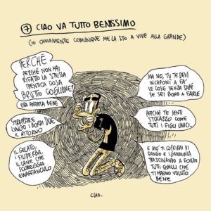 Zerocalcare Instagram - Ciao, qui Zerocalcare (LO SCRIVO PERCHE È UN POST CONDIVISO NO PERCHÉ SO’ SCEMO). Con tutte le accortezze del caso, a un anno da Strappare lungo i bordi, pare che intanto posso dire questo: la nuova serie si chiama “Questo mondo non mi renderà cattivo" e arriva nel 2023.
