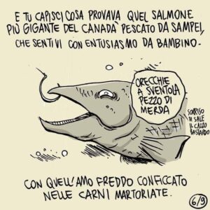 Zerocalcare Instagram - Siccome ho fatto le analisi ed erano quelle di un panda anziano mi hanno levato carne ova latte pasta e devo mangiare un botto di verdura, cerco di usare quest'esperienza per aiutare e mettere in guardia il prossimo.