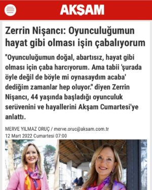 Zerrin Nişancı Instagram - Akşam gazetesi cumartesi eki / Kültür-Sanatta yayınlanan Merve Yılmaz Oruç’ la yaptığım samimi röportajın tamamına ulaşabilirsiniz. Çok teşekkürler🙏🙏🙏 @merveylmzorc
