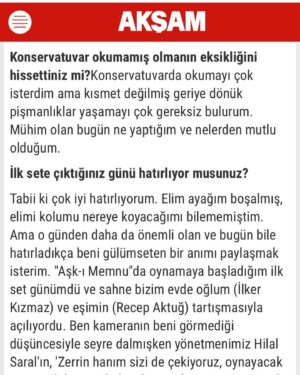 Zerrin Nişancı Instagram - Akşam gazetesi cumartesi eki / Kültür-Sanatta yayınlanan Merve Yılmaz Oruç’ la yaptığım samimi röportajın tamamına ulaşabilirsiniz. Çok teşekkürler🙏🙏🙏 @merveylmzorc