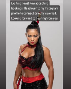 Zhao Xia Instagram - I am pleased to announce that I am now accepting bookings for matches and signing events starting July 18th. For all inquiries, please contact me at 
📬：bookings.xialee@gmail.com. 
I look forward to collaborating with you .
.
.
.
.
.
.
.
.
 #talentbooking #autographs #signings #wrestling  #prowrestling #aew #boxing #wrestler #fitness #martialarts  #fight  #wrestlinglife #ufc #explorepage #kickboxing