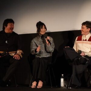 Zing Tsjeng Instagram - Feel SO fortunate to have been invited to host the UK launch of 3 Body Problem, a big mind-bending piece of sci-fi telly that also features some of the finest ESEA acting talent around. Thank you to @milkteafilms @netflixuk and the most all-star panel I’ve ever moderated: Benedict Wong, Jess Hong, Zine Tseng, Liam Cunningham, John Bradley, Eiza Gonzalez, Alex Sharp and Sir Jonathan Pryce, who doesn't have IG because he's far too classy for that.

Also I'd like to apologise to the very lovely Oxford physicist I met for running off to take "the floor is lava" selfies in the immersive room, thereby ruining all the intellectual cred I gained by telling the audience I read the trilogy in three days – but hey, a girl's gotta do what a girl's gotta do.

Anyway, tell me what you think of the show and your #3BP ~theories for where it’s going next 👁️✧˖ °🚀*ੈ.๋࣭ ⭑ ⸝⸝🪐༘⋆💫