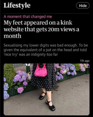 Zing Tsjeng Instagram - I'm in today's @guardian writing about the time I realised that someone put me on Wikifeet – and then having anon Wikifeet users rate my feet as being merely "okay". Thank you internet for continuing to be so deeply, deeply weird! 🔗 in bio