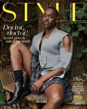 Zing Tsjeng Instagram - Me and my questionable white fringe streak are very pleased to get a copy of my first ever post-VICE cover story: Ncuti Gatwa AKA the Doctor for @theststyle ✨ 

Personally I think it's deeply unfair that some people are blessed with charisma *and* the ability to pull off a kilt. Leave some for the rest of us pls!

🔗 link in bio 🔗

@NcutiGatwa
@DanielRieraOfficial
@Azza_Yousif @HortenseBernardin
@CarlosFerraz_ @CarolHayesManagement
@Chris7_Okonta
@ArtWorld.Agency