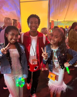 Zion Broadnax Instagram - @pressley @jordanmatter @jahzirbruno @gabriellenevaeh @benoftheweek @treymakai #nickolodeonkidchoiceaward #zionbroadnax I had a BLAST at the Nickelodeon kid choice award !  Can’t wait to come back  next year!!!! 😁 #nickelodeonkidschoiceawards2023