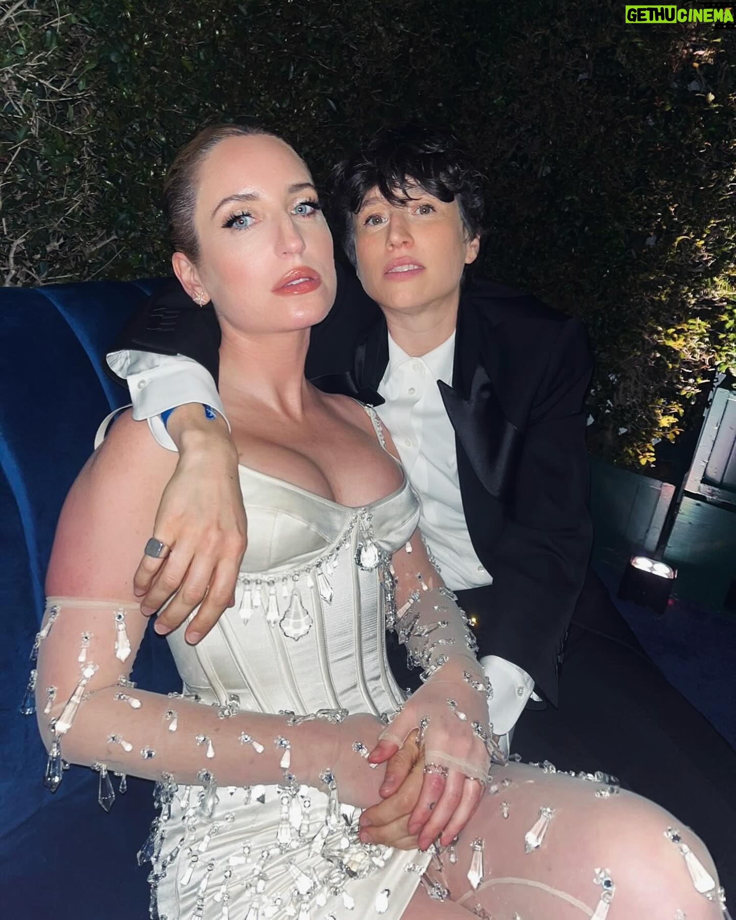 Zoe Lister-Jones - 15.7K Likes - A few more from last night ✨ Thank you @eltonjohn @ejaf it was an honor to support the amazing work the Elton John AIDS Foundation continues to do. And thank you to the best date ever @sammicohen 💋 #ejaf