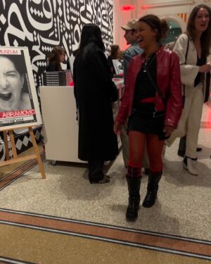 Zoë Love Smith Instagram - the people, marina, me and a sweet stranger

when i stared into marina’s eye in that video i kid you not it works nearly the same as staring into someone’s left eye in real life. windows to the soul and that typa thing 👁️ try it for yourselves

@stedelijkmuseum @youngstedelijkamsterdam