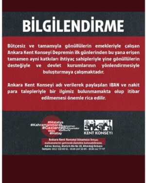 Zuhal Yalçın Instagram - ❗HAYDİ ANKARA ❗ Ankara Kent Konseyine ihtiyaç listesinde ki malzemeleri temin edip bırakabilirsiniz.Tüm gönüllü arkadaşlarımız sizlerden gelecek yardımları yerine ulaştırabilmek için bekliyor. @ank_kentkonseyi  @dr.ibrahimsaritas  @volsev  @aarzubalkan