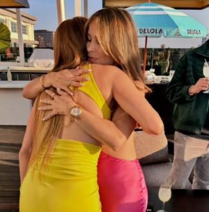 Zulay Henao Instagram - The Queen, ICON, Megastar & my bestie in my head @jlo and I celebrating the release of her new @delola Margarita….

Oh what a day… Jennifer you have been my biggest inspiration for forever and a day. You’ve broken down barriers  and doors in this industry for all of us,  that is undeniable and for that I am grateful to you. I love you babe, I mean that, keep going, Gods got you, He always has! 🩵

Thank you & @zumarste3 for making me believe I could move to LA and chase my dreams!

@drinksat6 I’m so happy to be in your world, you’re fierce and talented..muahhhhh

Thank you to my beauty @erincoscarelli for being the sweetest ever…. What a beautiful day babe!

Dress by @stolen.stores @posh_management_la

@modernmuze #BeYourOwnMuze