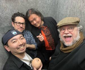 doooo Instagram - I'm so grateful to Guillermo del Toro and JJ Abrams!!
ギレルモ・デル・トロ監督とJJ エイブラムス監督とお食事しました