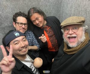 doooo Instagram - I'm so grateful to Guillermo del Toro and JJ Abrams!!
ギレルモ・デル・トロ監督とJJ エイブラムス監督とお食事しました