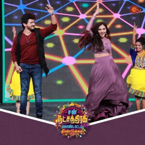 indhu chowdhary Instagram - Ram-Meena danced their way into our hearts 😍

Stills from SUN NATCHATHIRA KONDATTAM - DINDIGUL.

#SunTV #SunNatchathiraKondattam #SNKDindigul #MeenaOnSunTV #SunDigital