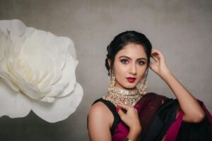 nithya gowda Instagram - MUA @sahana_makeover_official jewelry
@parameshwara_enterprises 
Photography @ad_visualartscapes
