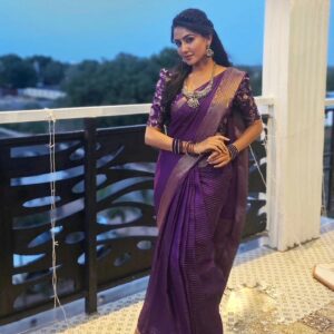 nithya gowda Instagram - Saree @label_saistudio 
Jewelry @parameshwara_enterprises