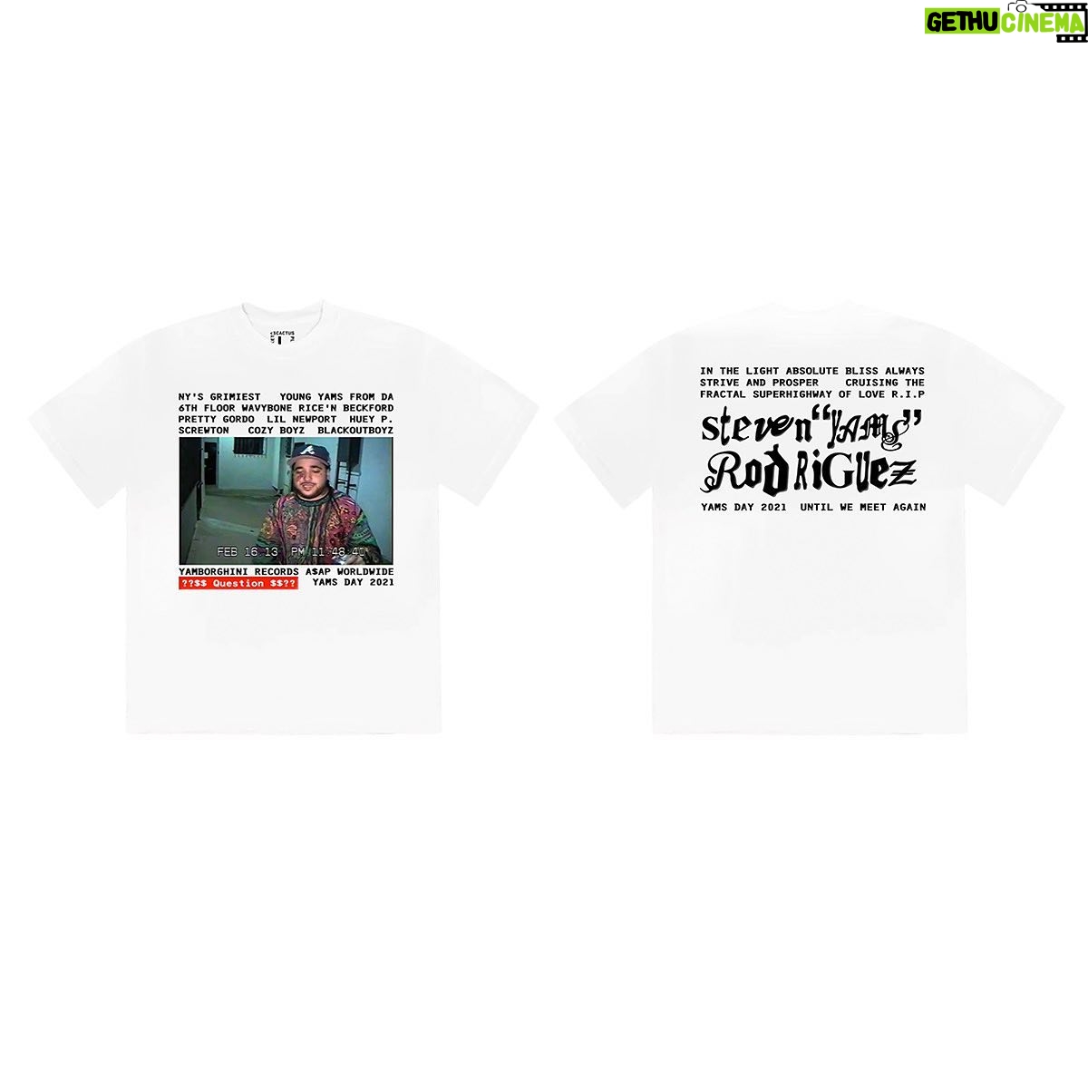 AWGE - 15K Likes - AWGE X YAMS DAY in collaboration with our friends. Given out only to all artists who participated in making Yams Day possible. Other Designs which were made by Yamborghini can be purchased tonight on yamsday.com