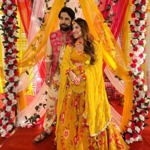 Aalisha Panwar Instagram - #Gaureet #GaureetKiHaldi ✨💛

#NathKrishnaAurGauriKiKahani #staytuned
