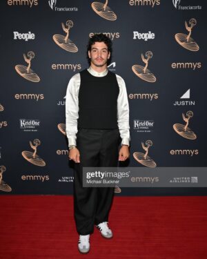 Aaron Dominguez Instagram - Thank you @televisionacad for last night, great kick off to the weekend. 

Special thank you to
Stylist: @cristina_tederick 
& @goodfight 

#emmys #emmys2022