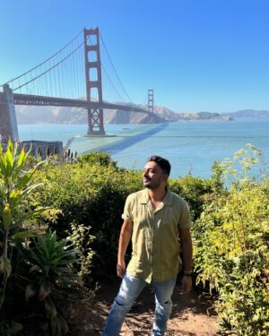 Abhay Jodhpurkar Instagram - 🌁✨
Golden dreams beneath the Golden Gate! 💛
🌉✨"

📸 : @fahadchowdhary
